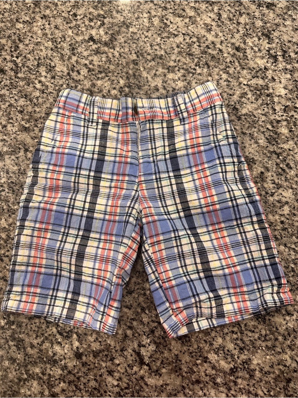 Janie and Jack Plaid Shorts-Boys Size 6